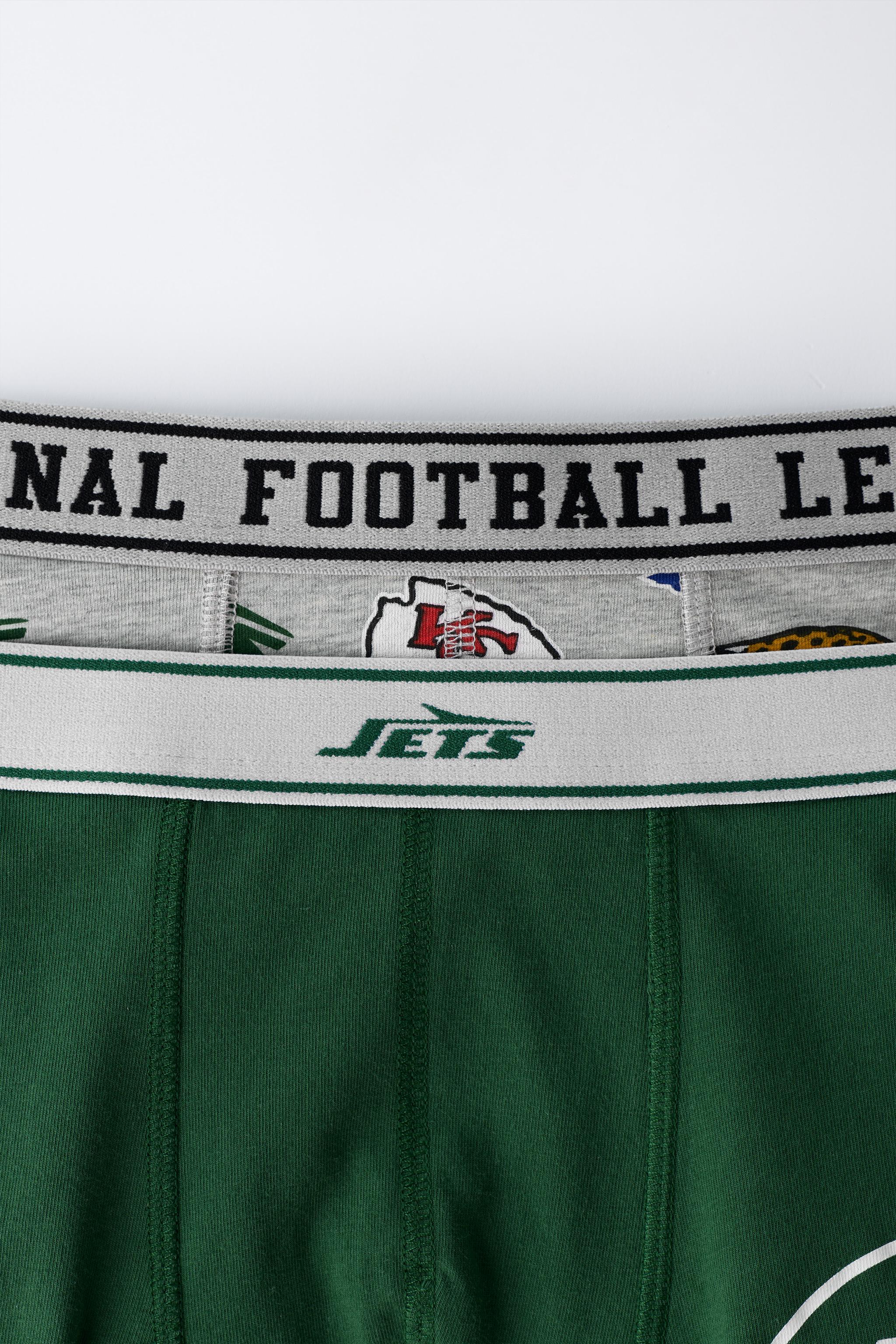 6-14 YEARS/ TWO-PACK OF NFL © OUTER STUFF BOXERS